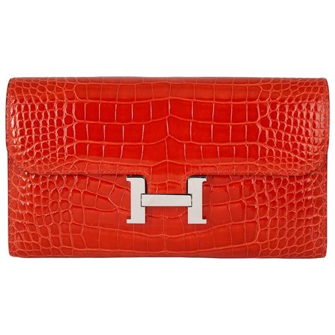 hermes geranium color|Hermes red wallet colors.